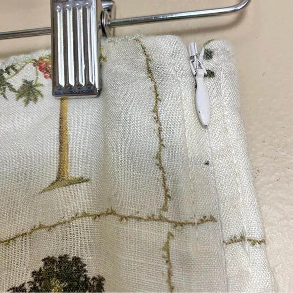 Agua Bendita Herbarium Linen Palm Print Pants - Picture 7 of 12